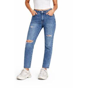 PacSun Womens Distressed High-Waisted Blue Jeans Size 26